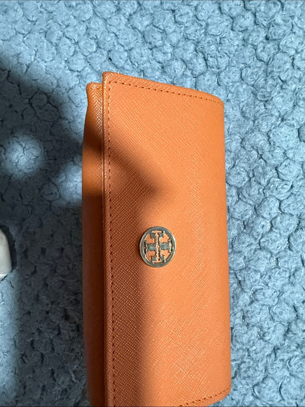 Tory Burch Gold-Tone Aviator Sunglasses with Orange Logo Case - Picture 8 of 8
